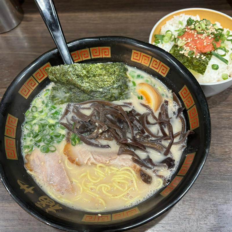 とんこつセット(博多ラーメン 福や)