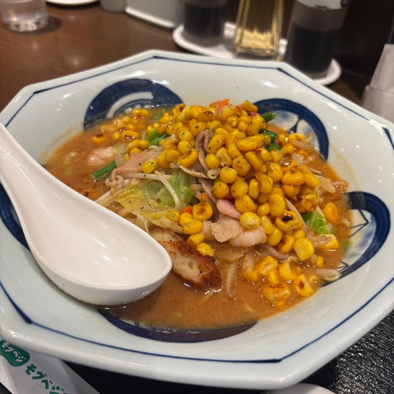 北海道コーンみそちゃんぽん(リンガーハット 京王永山店)