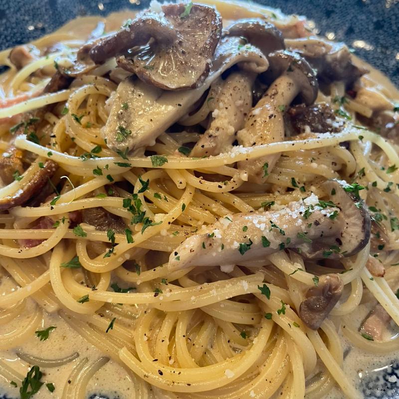 ガーリックキノコのクリームパスタ(洋麺屋五右衛門 新座店)