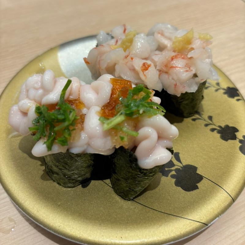 生真だら白子軍艦(廻転とやま鮨　銀座)