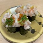 生真だら白子軍艦(廻転とやま鮨　銀座)