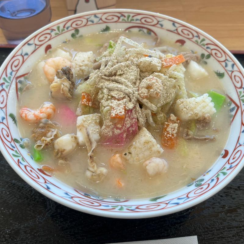 海鮮たっぷり長崎ちゃんぽん(大村湾パーキングエリア（上り線）スナックコーナー )