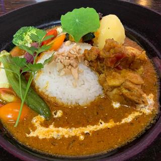 野菜バターチキンカレー(農村食堂 里のカフェ)
