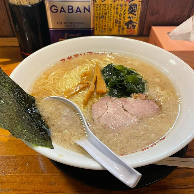 正油ラーメン 中盛り(ラーメンショップ椿 二本松店)