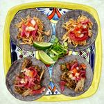 カルニータス2個 & チキンティンガ 2個(DRUNK TACOS)