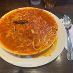 ニンニクとトマトと唐辛子のパスタ(IVO ホームズパスタ 新宿店 （イヴォホームズパスタ）)