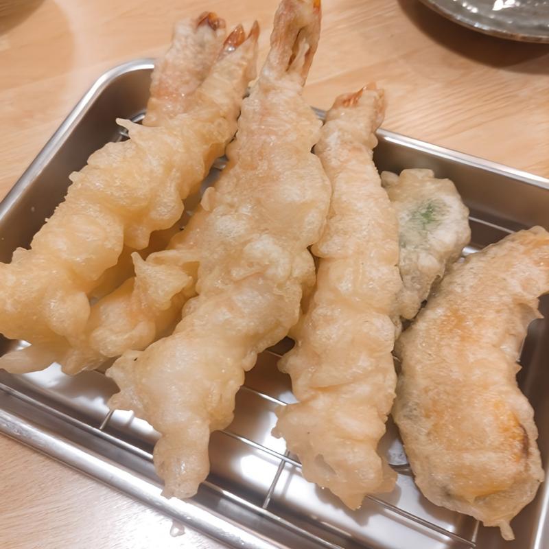 海老の天ぷら(博多もつ鍋 いっとく家 本店)