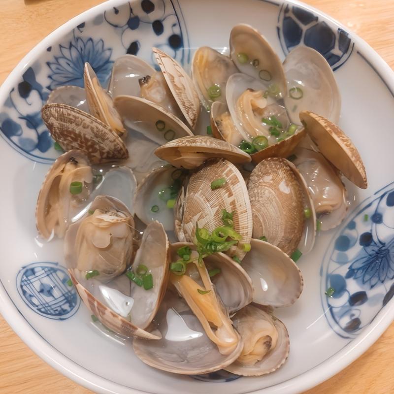 あさりの酒蒸し(博多もつ鍋 いっとく家 本店)