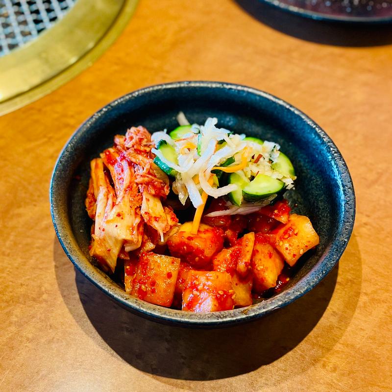 キムチ3種盛り合わせ(寿し和 和香苑 （スシカズ ワコウエン）)