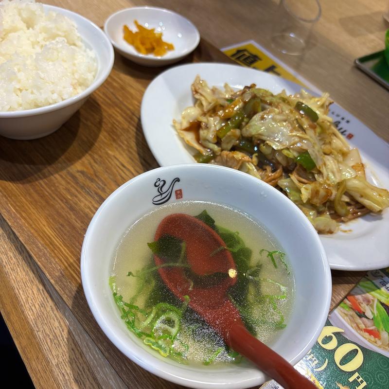 ホイコール定食(れんげ食堂 Toshu 京王永山店)