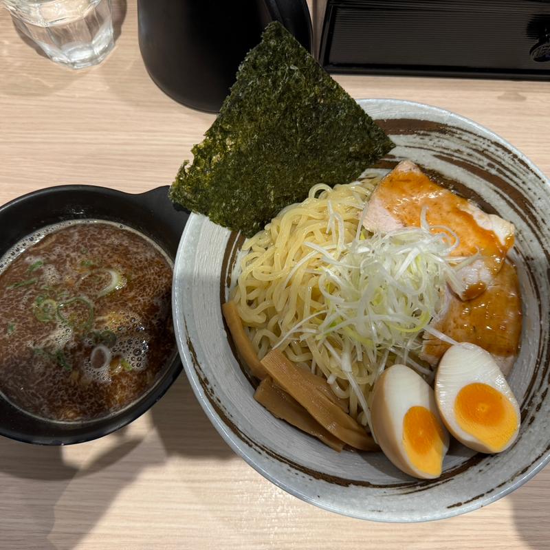 ランチタイムつけ麺(濃厚魚介・中太麺)(つけ麺 京都わたなべ)