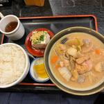 豚汁定食(もみじ)