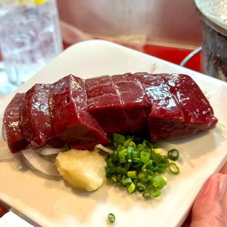 朝採れ新鮮焼きレバー