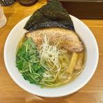塩そば 三ッ葉増し(らーめん工房 麺作)