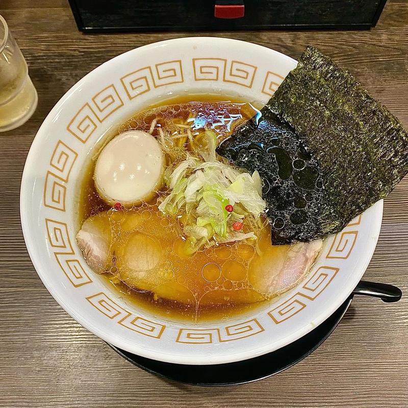 結鶏醤油 味玉(結鶏麺)