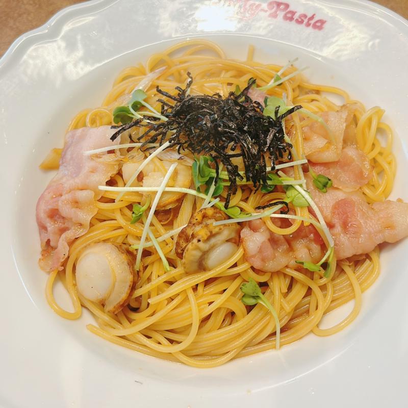 パンチェッタと帆立の焦がし翔ソース(ジョリーパスタ 桂店 )