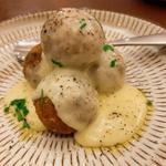 ライスコロッケ　とろ〜りラクレットチーズのソース(キッチンキノ)