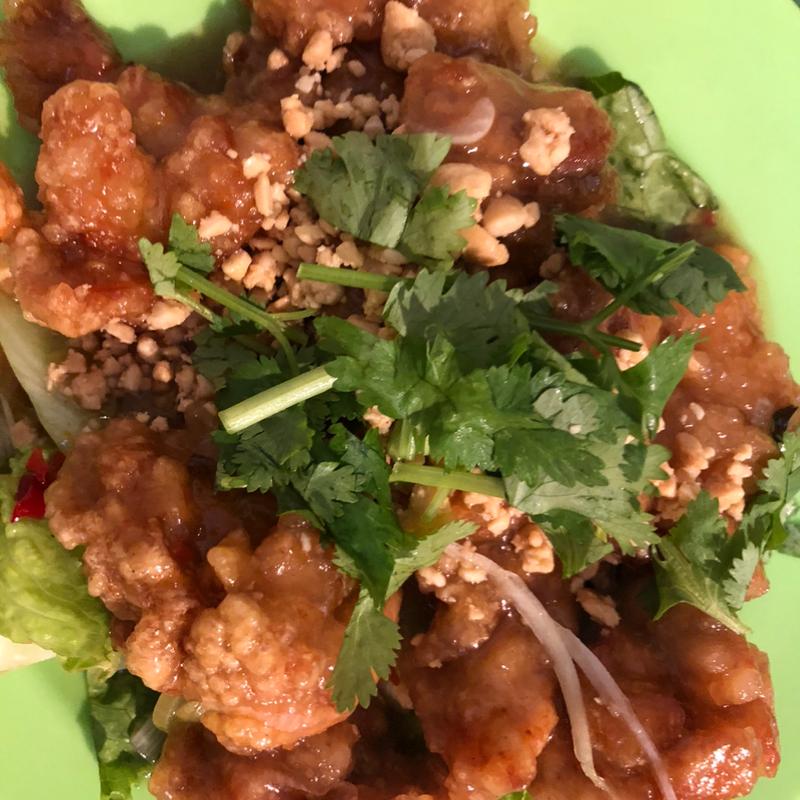 甘酢の唐揚げ(chaosunbamboo)