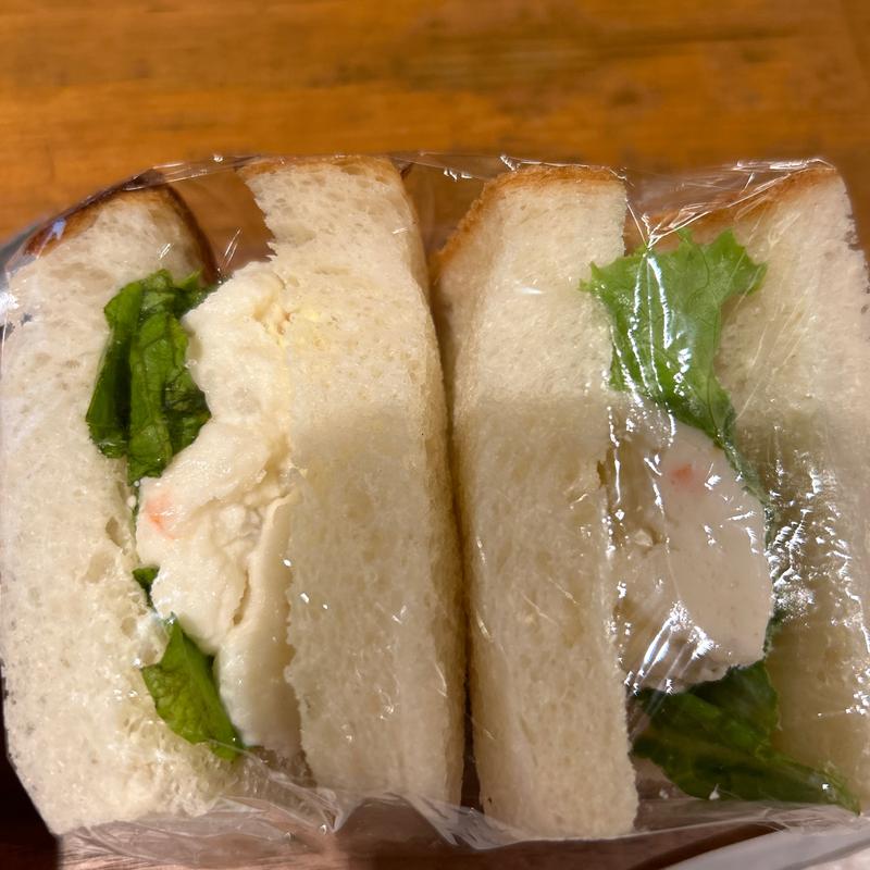ポテトサラダのサンドイッチ(マルセイコーヒー)