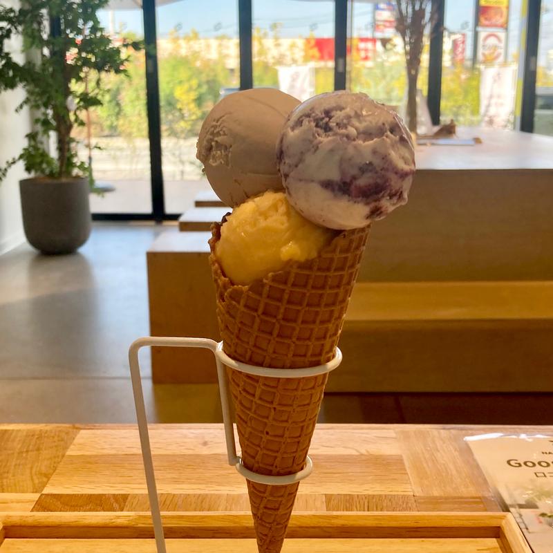 ジェラート トリプル(アイスクリーム NANASOFUTA 堺 ジェラート)