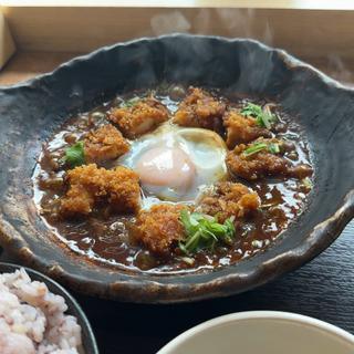 チキンみそかつ煮定食