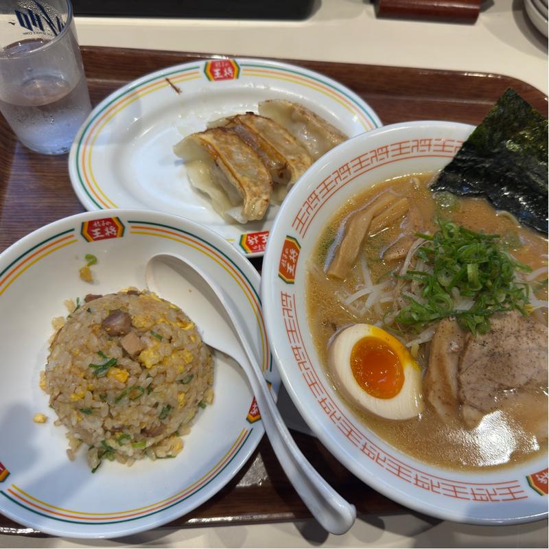 餃子の王将ラーメンセット(餃子の王将 渋谷ハチ公口店)