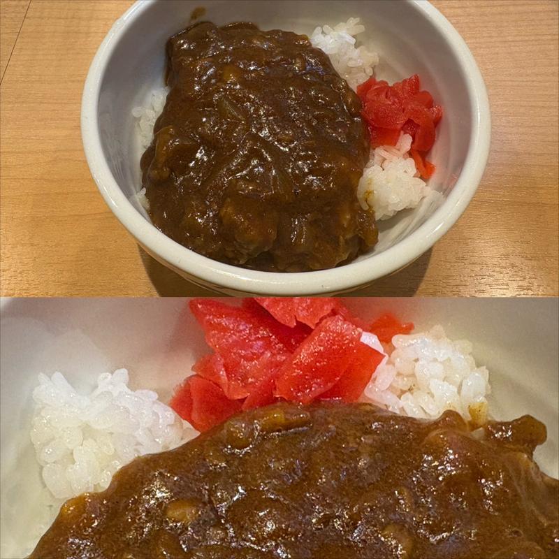 和牛すじカレー (サービス丼)(麺酒処 龍さん。)
