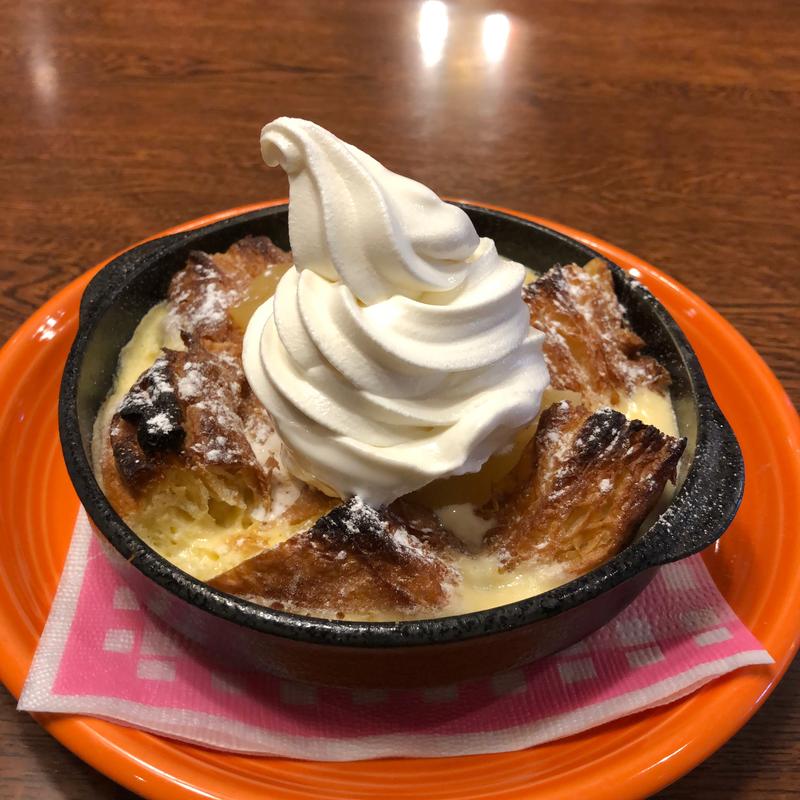 焼きりんごデニッシュのフレンチトースト（ソフトクリーム）(トマト＆オニオン 我孫子店)