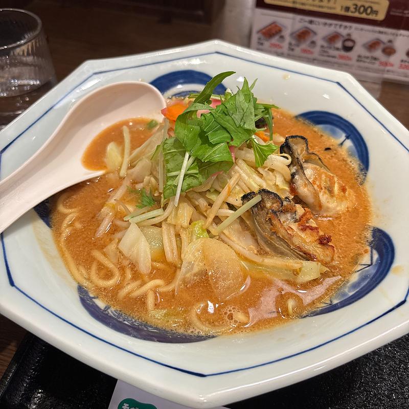 かき2個入りかきちゃんぽん(リンガーハット 京王永山店)