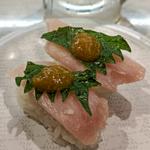 とろビンチョウうにの特製ジュレのせ(はま寿司 関内セルテ店)