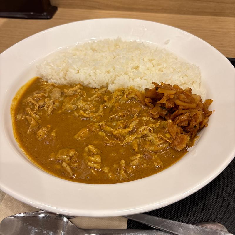 【マイカレーソース】豚しゃぶカレー（並盛）(マイカリー食堂 板橋本町店)