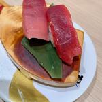 数量限定 生本マグロ 中とろと赤身の食べ比べ (すし銚子丸 亀戸店)