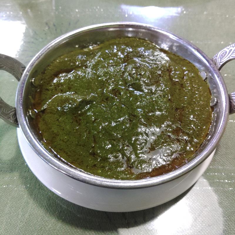 マトンとほうれん草のカレー(シェフ・インドカレー )