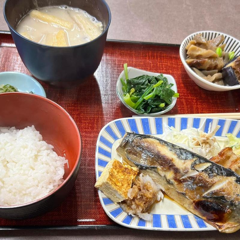 鯖塩焼き定食(うつぼ食堂)