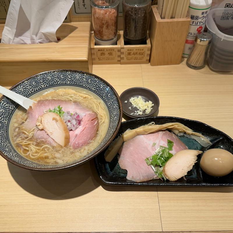 上州地鶏こってり背脂中華そば特製(地鶏と蟹 中華そば 礎 本厚木)