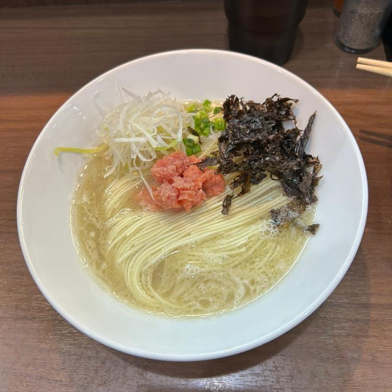 鮮魚真鯛のソバ　明太子のせ(ヌードル＆スパイスカレー 今日の1番)