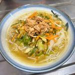 野菜たっぷり 煮豚バラのせにゅうめん