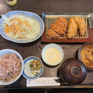 とんかつチキン南蛮定食(とんかつ濵かつ 北九州本城店)