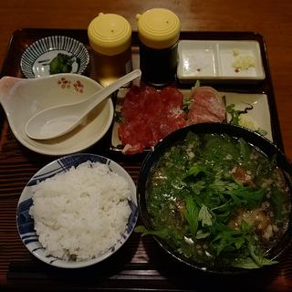 山羊汁＆山羊刺定食