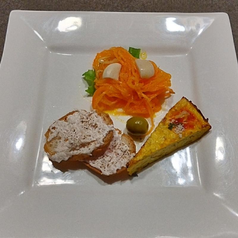 CENA COMPLETO(ディナーコース)　前菜の盛り合わせ(トラットリア た喜ち 高砂店)