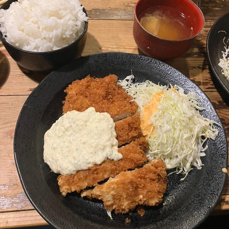 タルタルチキンカツ定食(まるしま 江戸堀店 )