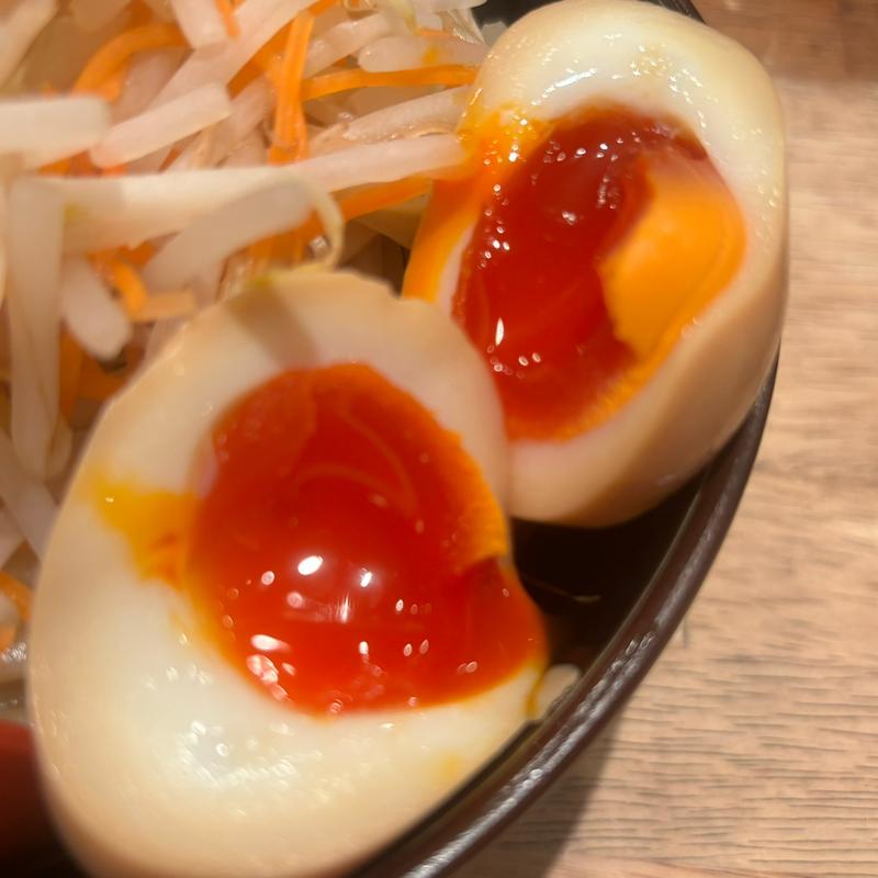 味付玉子(つけ麺専門店 三田製麺所 新宿西口店)