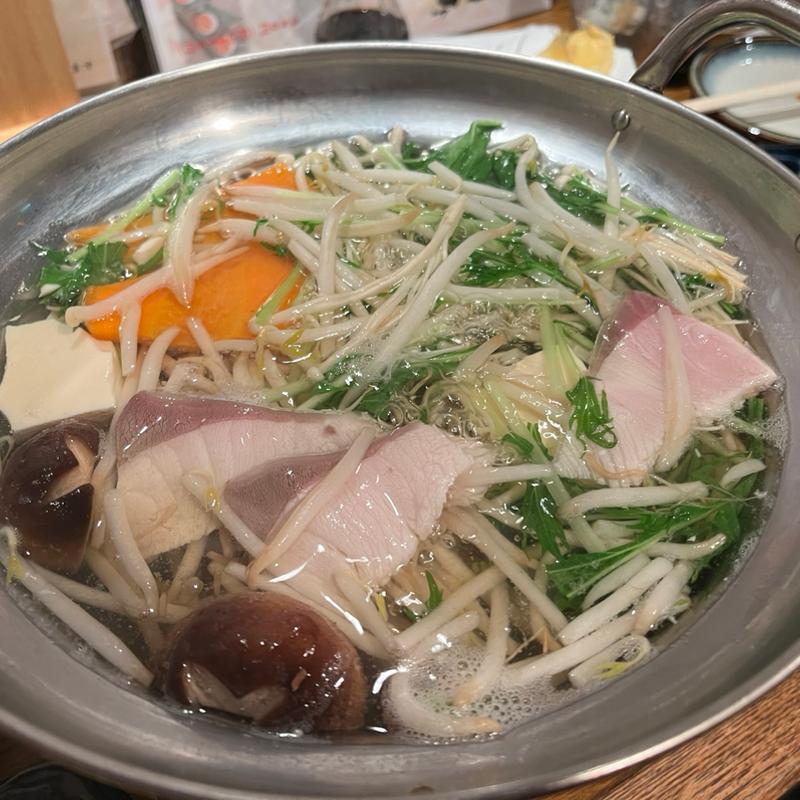 鰤しゃぶ2人魔(海鮮と寿司と天ぷら 個室居酒屋 おやじの一本釣り 神戸三宮店)