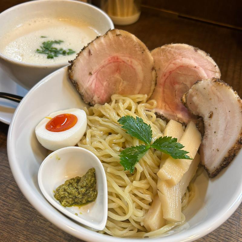 豚CHIKI塩つけ麺(ラーメン家 みつ葉)