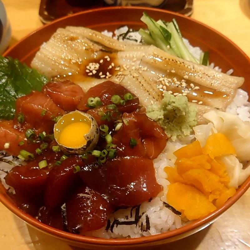 づけあなちらし(銀座まる伊寿司)