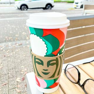 チャイティーラテ (エクストラホット、ハチミツトッピング)ヴェンティサイズ(スターバックスコーヒー 京都岡崎 蔦屋書店)