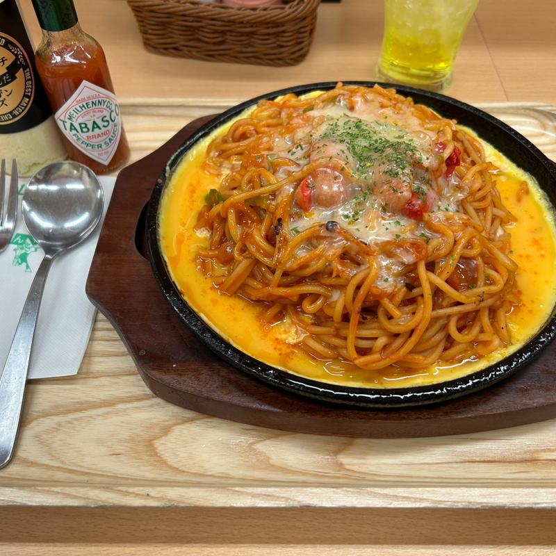 昔ながらのナポリタンランチ(まんが喫茶 ログキャビン 常滑店 )