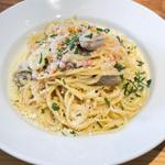 広島県産牡蠣のクラムチャウダー風クリームソース(OSTERIA ALBERI)