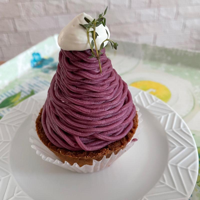 紫芋モンブランタルト(choueccha)