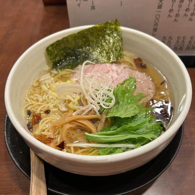 揚げネギ塩らーめん(麺たつ)